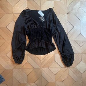 Elegant Black Women's Top